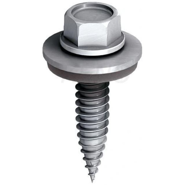 blachowkręt samowiercący z łbem M6x25 z EPDM, Bimetal