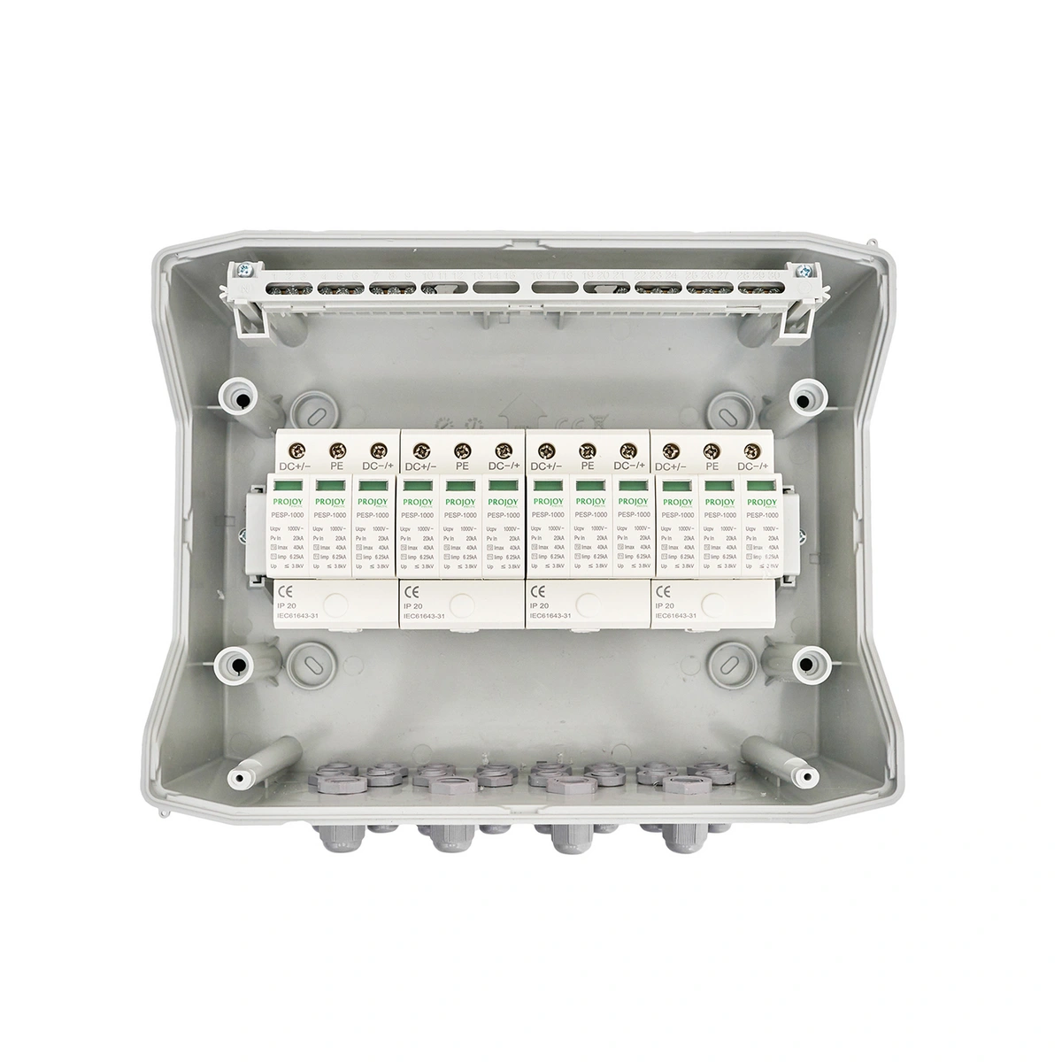GOTOWA ROZDZIELNICA DC 4 STRINGI R|DC|T2 PROJOY
