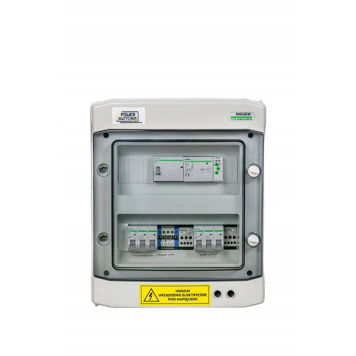 POWER SWITCHER NOARK - automatyczny przełącznik sieć/bateria do systemów hybrydowych 32A