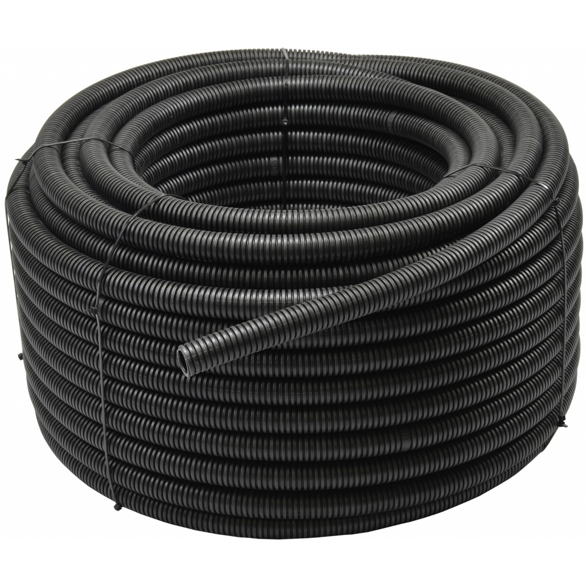 Rura karbowana 750N 20/15 czarna z pilotem UV (50m)